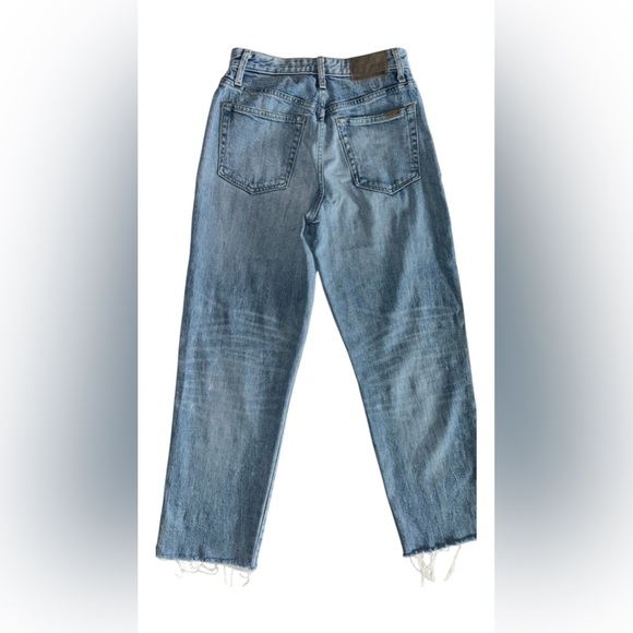 Joe’s Jeans The Debbie High Rise Straight Crop Jeans Floral Embroidered Sz 25 - Picture 3 of 10